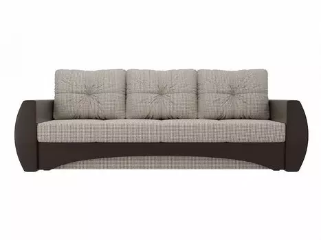 Прямой диван Сатурн Корфу Бежевый/Коричневый