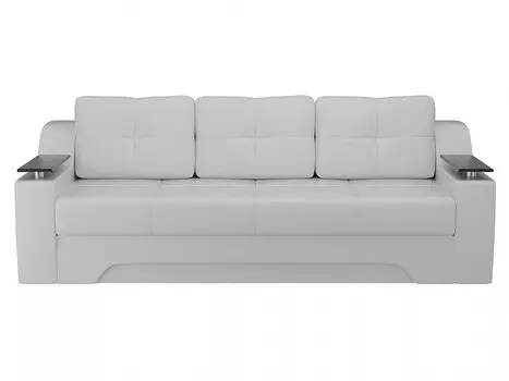 Диван прямой Сенатор Экокожа Белый