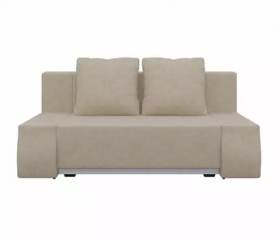 Прямой диван Шарль Люкс Микровельвет Бежевый