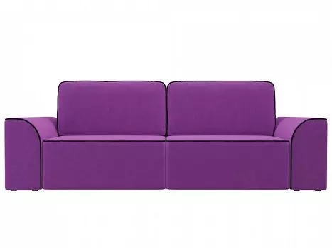 Прямой диван Вилсон Микровельвет Фиолетовый