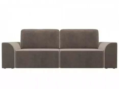 Прямой диван Вилсон Велюр Коричневый