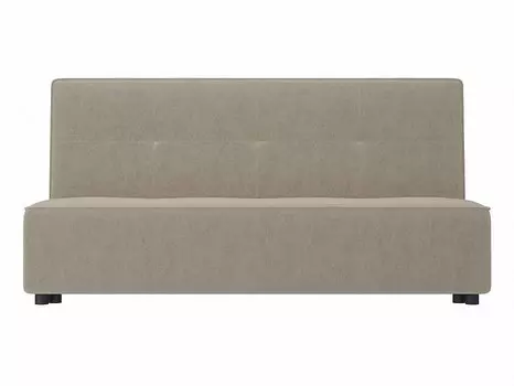 Прямой диван Зиммер Микровельвет Бежевый