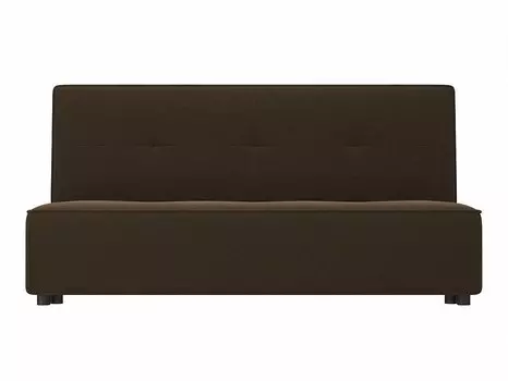 Прямой диван Зиммер Микровельвет Коричневый
