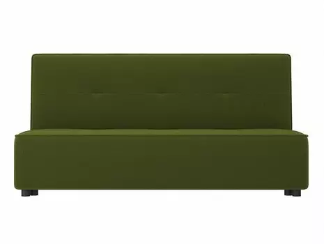 Прямой диван Зиммер Микровельвет Зеленый
