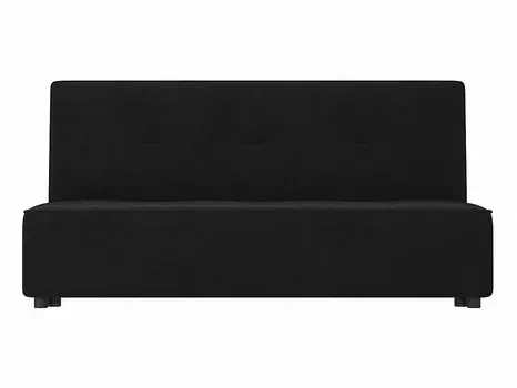 Прямой диван Зиммер Велюр Черный