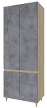 Шкаф 2-х дверный Киото СТЛ.339.01 | 79 см