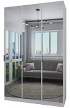 Шкаф 3-дв. Trend-31 с зеркалом | 150 см