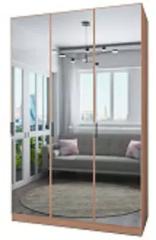 Шкаф 3-дв. Trend-31 с зеркалом | 150 см