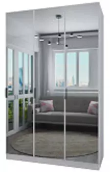 Шкаф 3-дв. Trend-32 с зеркалом | 150 см