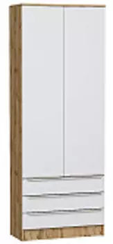 Шкаф двухстворчатый Стиль ШК-803 с ящиками | 80 см