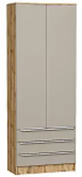 Шкаф двухстворчатый Стиль ШК-803 с ящиками | 80 см