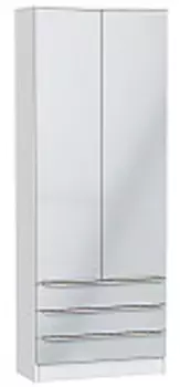 Шкаф двухстворчатый Стиль ШК-803 с ящиками | 80 см