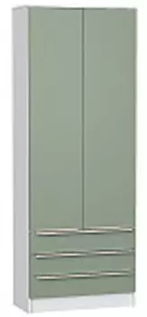 Шкаф двухстворчатый Стиль ШК-803 с ящиками | 80 см