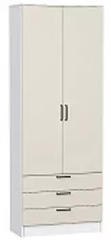 Шкаф двухстворчатый Стиль ШК-803 с ящиками | 80 см