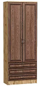 Шкаф двухстворчатый Стиль ШК-803 с ящиками | 80 см