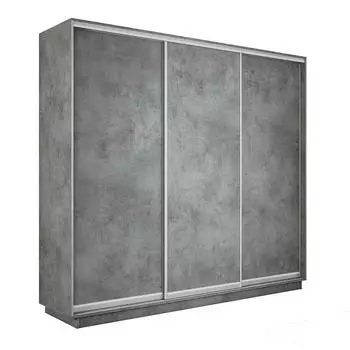 Шкаф Экспресс 3х-дверный Трио ЛДСП Бетон 1800x2200x600