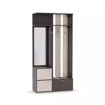 Шкаф комбинированный Глория 105/02 Дуб паллада/ Венге