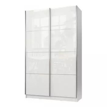 Шкаф-купе 2 дв. Марвин-3 СТЛ.342.46 L-1632 Белый/Белый глянец/Серебро