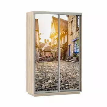 Шкаф-купе 2-х дверный Экспресс Хит фото Улица Ясень шимо светлый 1200