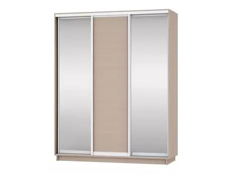 Шкаф-купе D3-03 Дуб молочный высотой 2400 мм