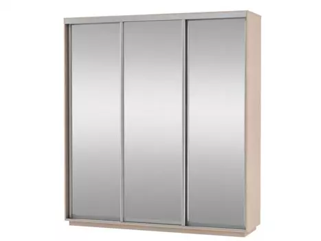 Шкаф-купе D3-04 Дуб молочный высотой 2400 мм