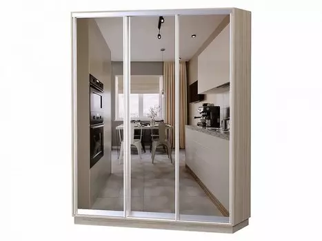 Шкаф-купе D3-04 Дуб сонома высотой 2400 мм