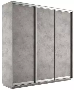 Шкаф-купе Экспресс Трио180 Бетон 600