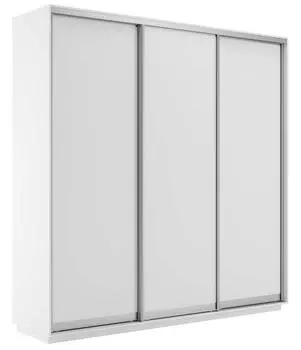 Шкаф-купе Экспресс Трио210 Белый снег