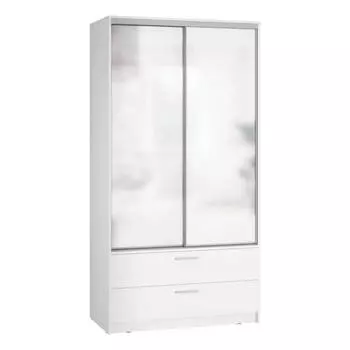 Шкаф-купе Лайт 16.411 Белый PE шагрень