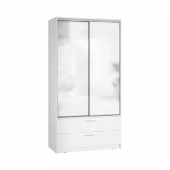 Шкаф-купе Лайт 16.411 Белый PE шагрень