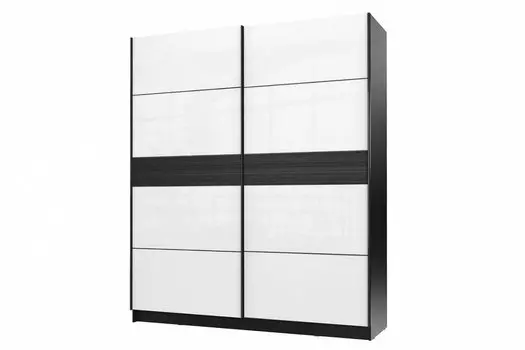 Шкаф-купе Марвин-3 2032 Белый глянец/Дуб феррара