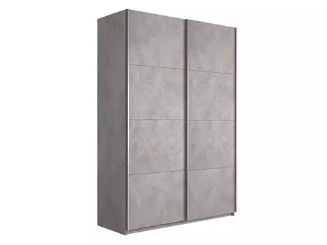 Шкаф-купе Прайм 2-х дверный (ЛДСП) Бетон 1400