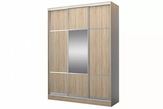 Шкаф-купе с зеркалом Байкал-2 СТЛ.268.03 Дуб сонома