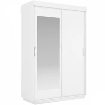 Шкаф Лайт 2-дверный Белый снег 1000