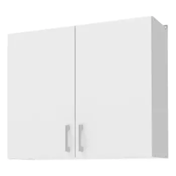 Шкаф навесной 80 + фасад Уют 275.02 Белый/Белый