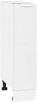 Шкаф нижний бутылочница Фьюжн НБ 200М Silky White-Белый | 20 см