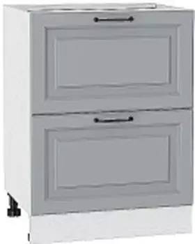 Шкаф нижний с 2-мя ящиками Ницца Royal Н 602 | 60 см