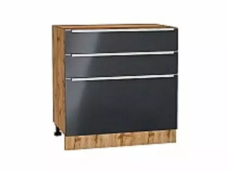 Шкаф нижний с 3-мя ящиками Фьюжн