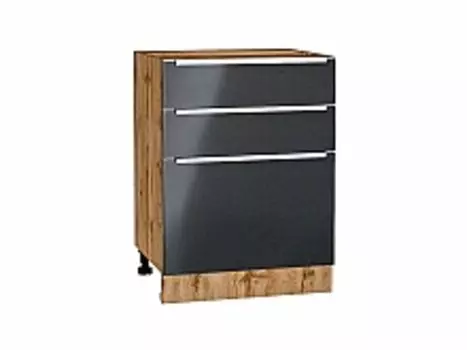 Шкаф нижний с 3-мя ящиками Фьюжн