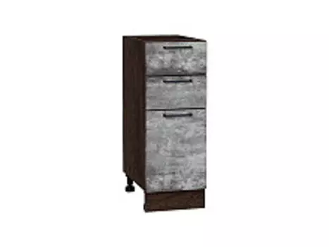 Шкаф нижний с 3-мя ящиками Флэт