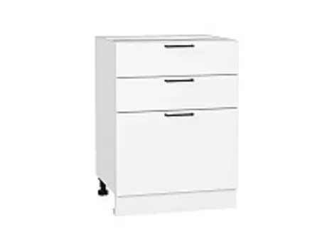 Шкаф нижний с 3-мя ящиками Флэт