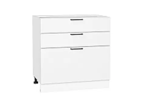 Шкаф нижний с 3-мя ящиками Флэт