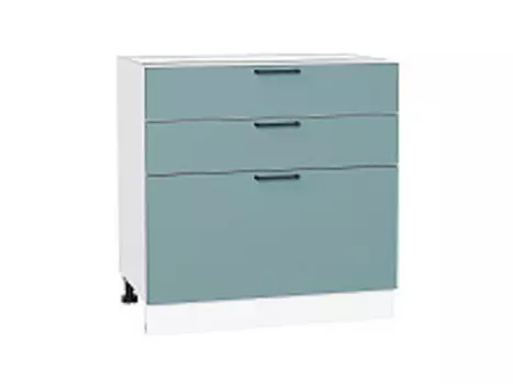 Шкаф нижний с 3-мя ящиками Флэт