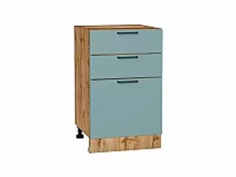 Шкаф нижний с 3-мя ящиками Флэт