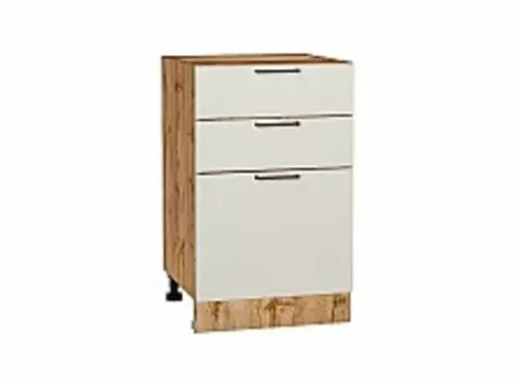 Шкаф нижний с 3-мя ящиками Флэт