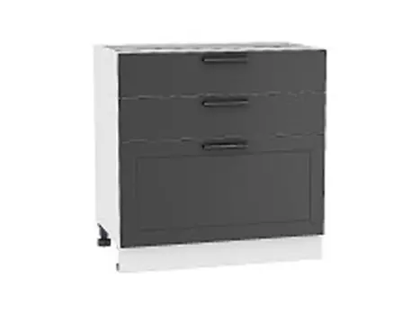 Шкаф нижний с 3-мя ящиками Глетчер