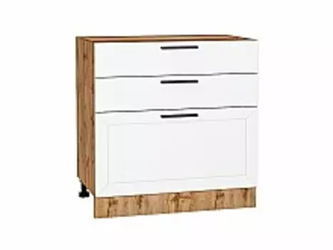 Шкаф нижний с 3-мя ящиками Глетчер