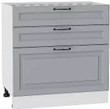 Шкаф нижний с 3-мя ящиками Ницца Royal Н 803 | 80 см