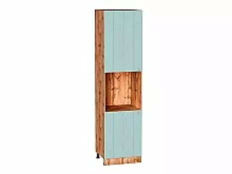 Шкаф пенал с 2-мя дверцами под технику Прованс