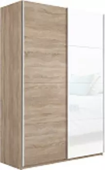 Шкаф Прайм 2 ЛДСП стекло | 120 см
